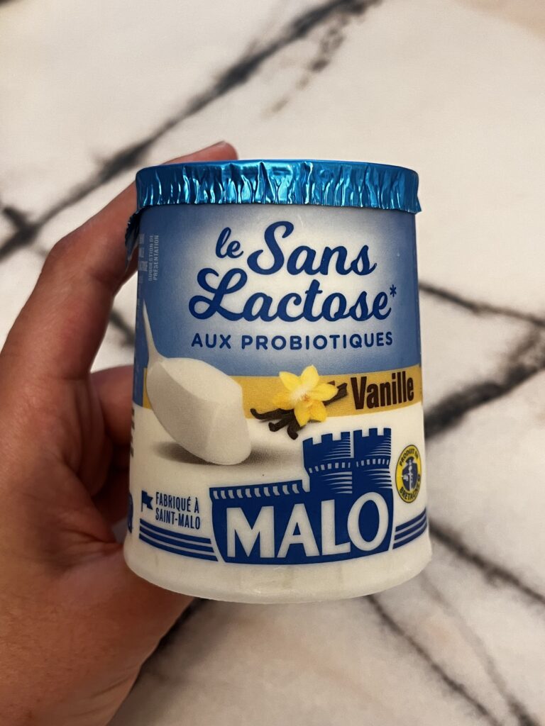 yaourt sans lactose saint malo vanille